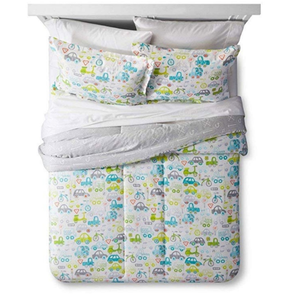 Lolli Living Cars Reversible Comforter Set